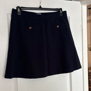 LOFT Black A-Line Skirt